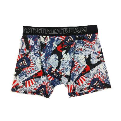 China 92% Polyester 8% elastane strethc boxer briefs antibacterial nice underwear online for sale