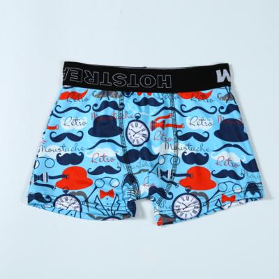 China Antibacterial Light Color Cartoon Clothing Print Teen Gay Boys Wearing In Underwear for sale