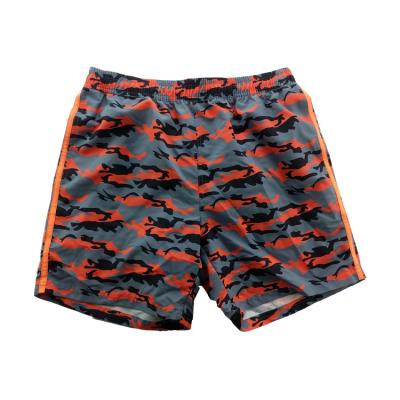 China Hot Selling Breathable Camouflage Surf Swimming Sports Shorts Red Color Mens Beach Panel Quick Dry Shorts for sale