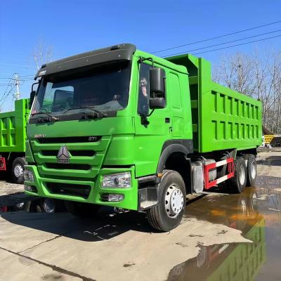 China Sinotruk RHD Gebruikte dumptruck Howo 371 375 6x4 10 Wheeler Te koop