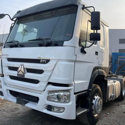 China Construction Used Tractor Trailer Tipper Sinotruk Howo 371 8x4 For Logistics for sale