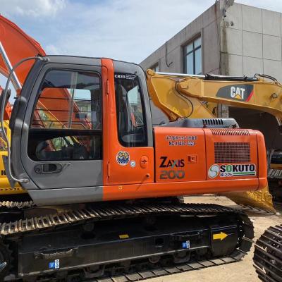 China Used Excavator Original Hitachi  ZX200-7 Secondhand Hydraulic 20ton Crawler Digger for sale