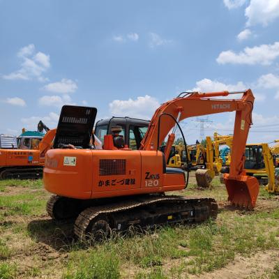 China Excavadora de segunda mano original Hitachi ZX120 usada hidráulica de 12 toneladas Excavadora de rastreo en venta