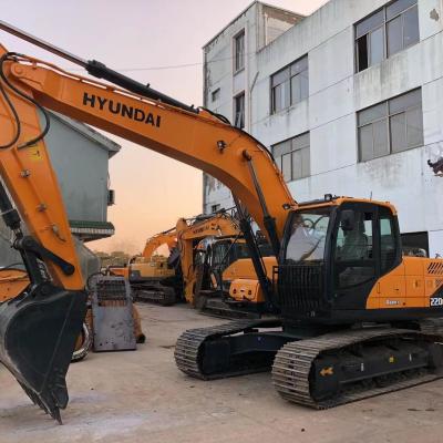 China Gebrauchtes Hyundai Digger R220-9S Gebraucht 22 Tonnen mittelgroßes Crawlerbagger zu verkaufen