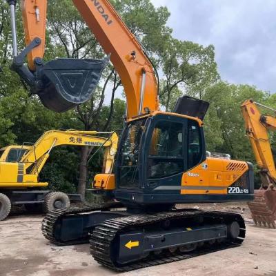 China Gebraucht Hyundai Digger R220-9S Gebraucht 22 Tonnen mittelgroßer Crawler Bagger zu verkaufen