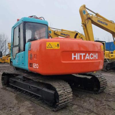 China Hitachi EX120 Excavadora de segunda mano Excavadora máquina excavadora 12 toneladas en venta