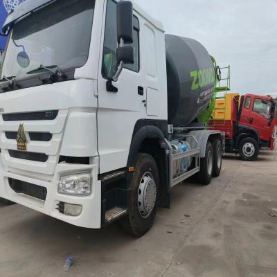 China HOWO 371 Gebruikte betontrucks 8x4 cementmixer Te koop