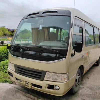 China 2nd Hand Toyota Coaster Bus City Shuttle 21 Passenger for sale