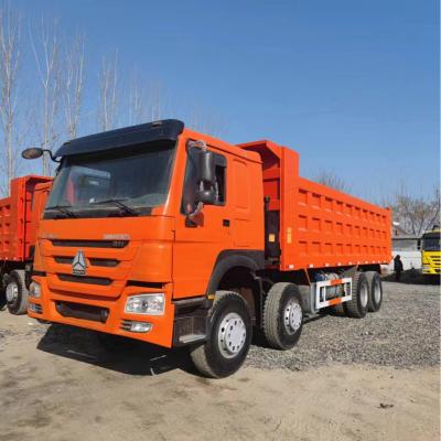 中国 40T 8x4 中古 ダンプ トラック 12 タイヤ Sinotruk Howo 371 375 販売のため