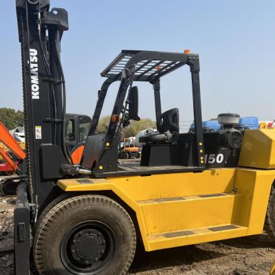 China AC Drive Used Forklift Komatsu FD150 15 Ton 122kW for sale