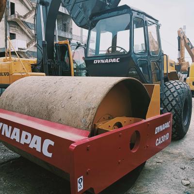 Cina Tandem Dynapac CA301D Used Road Roller Earthmoving Machine in vendita