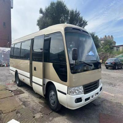 China Utilizado 1HZ Toyota Coaster Bus City Shuttle 21 Pasajeros en venta