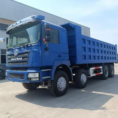 China Gebruikte Shacman F3000, 12 wielen, zware dump truck, 8x4 configuratie. Te koop