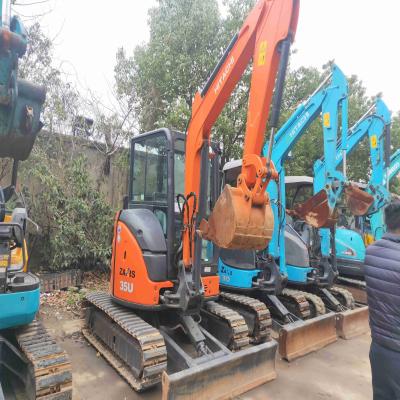 中国 Used Excavator Original Hitachi ZX35 second hand Hydraulic 3.5ton Mini Digger 販売のため