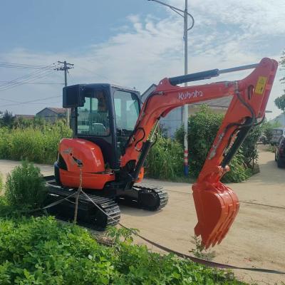 China Gebrauchtes Kubota Digger U35 Gebrauchtes 3,5 Tonnen kleines Mini Crawler Bagger zu verkaufen