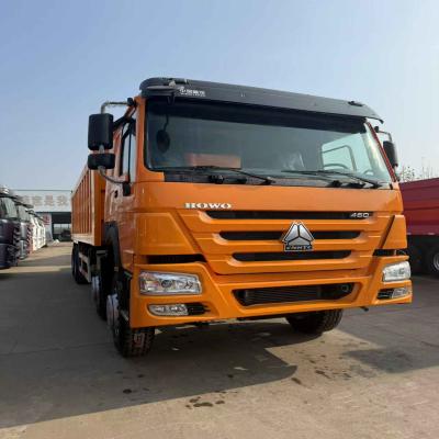 Cina 8x4 Diesel Used Dump Truck Tipper Nuovi pneumatici del motore Howo 460 CV in vendita