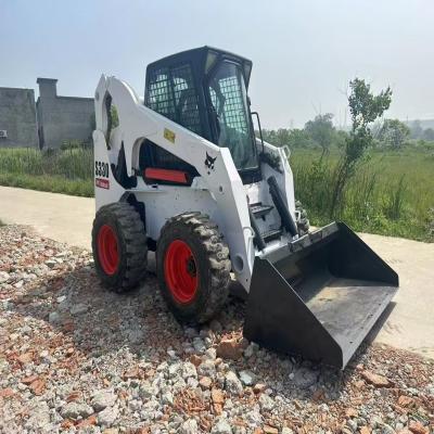 China Mini Bobcat S330 Used Skid Steer Loader Landscaping Equipment for sale