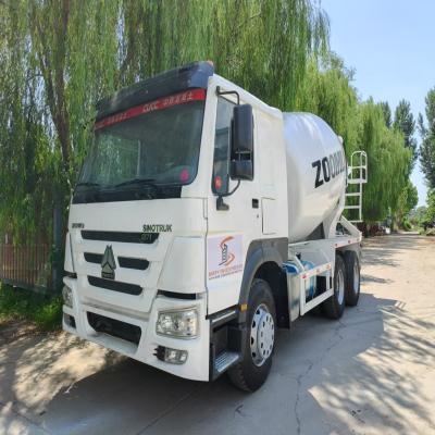 China HOWO 371 Gebruikte betontrucks 8x4 cementmixer Te koop