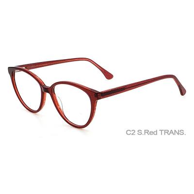 China New Model Fashion Eyewear Glasses Frame Myopic Frame Optical Frames Stock Acetate Frames Optical for sale