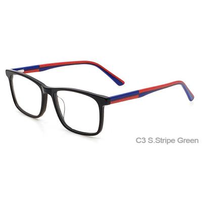 China New Model Fashion Eyewear Glasses Myopic Frame Frame Optical Frames Acetate Stock Frames Elimination Optical Eyewear Glasses for sale