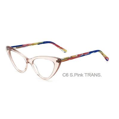 China New Model Fashion Eyewear Glasses Frame Myopic Frame Optical Frames Stock Acetate Frames Optical for sale