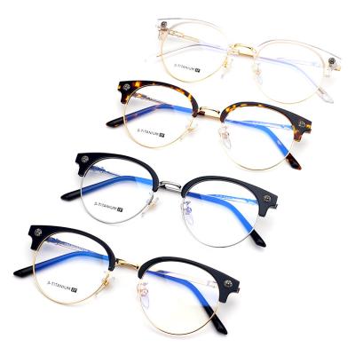 China Supplier Myopic Professional Metal Frame Optical Eyewear Sights Monocle Eyeglasses Wholesale for sale