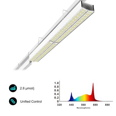 中国 V 形 LED パネル グリーンハウス LEDライト 補充照明 販売のため