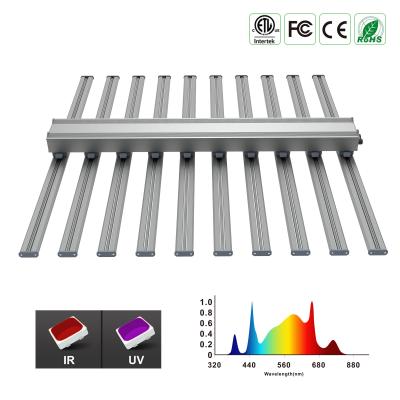 China 1000W UV-IR-LED-Wachstumsschein für gewerbliche Anlagen Vollspektrum zu verkaufen