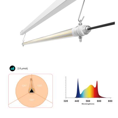 中国 T8 チューブ LED 栽培灯 葉緑の作物のための 360 度ビームアングル 販売のため