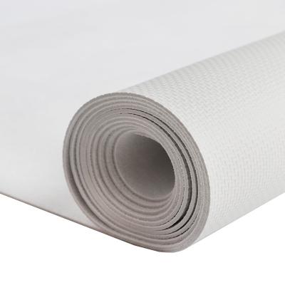 China Machine Washed Folding White Latex Backed Yoga Mat Printed Suede Pilates Mat for sale