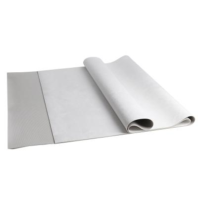 China Machine Washed White Custom Print Suede Yoga Mat For Sublimation for sale