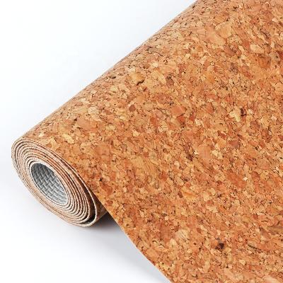 China Natural Eco-Friendly Cork Yoga Mat With Latex Support Easy To Carry Pilates Mats for sale