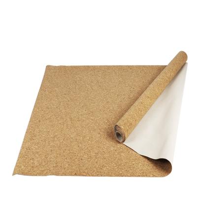 China Eco Friendly 1mm Cork Travel Yoga Mat Eco Friendly Latex Backed Pilates Mat for sale