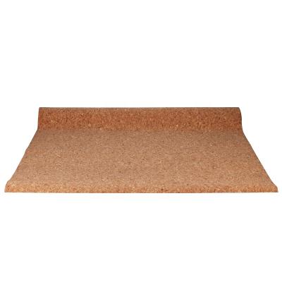 China Eco-Friendly Natural Latex Backed Yoga Mat Made Of Organic Cork for sale