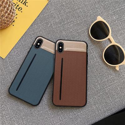 China Luxury case for iphone 11 pro max case card holder tpu leather case for iphone 11 pro 7 max for sale