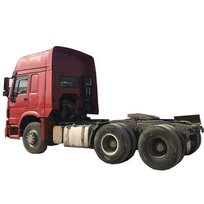 China Running Condition Chinese HOWO brand used tractor truck head with low price for sale for sale