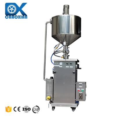 China Semi Automatic Isobaric Grease Cartridge Aluminum Can Net Weighing Mixing And Filling Machine zu verkaufen