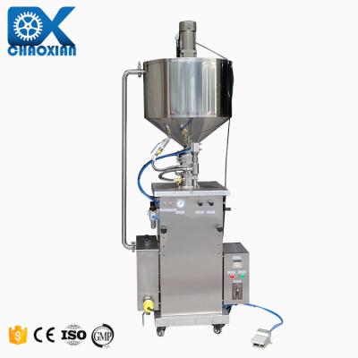 China Guangzhou Paste Hair Wax Semi Automatic Filling Machine Spray Gel Water Hand Operated Filling Machine zu verkaufen