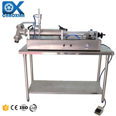 China China Manufacturer Sauce Cup Bottle Semi Automatic Filling Machine Samosa Salve Salad Dressing zu verkaufen