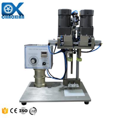 China Glass Battel 10 L Mini Bottles Semi Automatic Manual Capping Machine Lid Flip Top Cap Lids Plastic Jar Capping Machine for sale