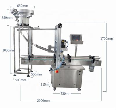 China Pneumatic High Speed Plastic Lid Jar Bottle Automatic Capping Machine For Screw Cap Chili Sauce for sale