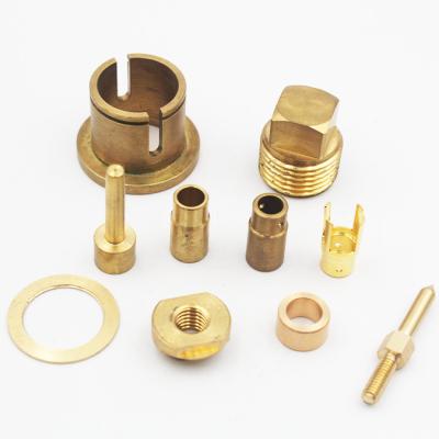 China Aluminum Parts Wholesale CNC Machined Parts Copper Brass Turning Brass Products for sale