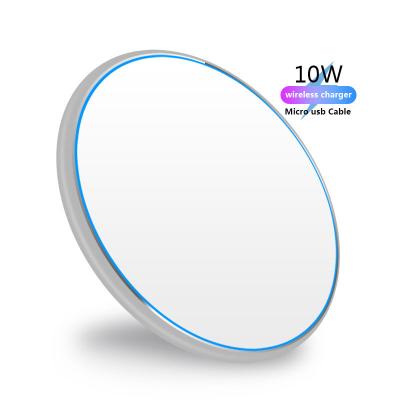 China 10W Qi Wireless Charger USB Port Fast Charging Wireless Charging For Android Phone 5V 2A Charger for sale