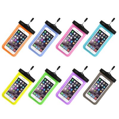 China Waterproof Cell Phone Case PVC Bag Smartphone Waterproof Cell Phone Case Waterproof Bag for sale