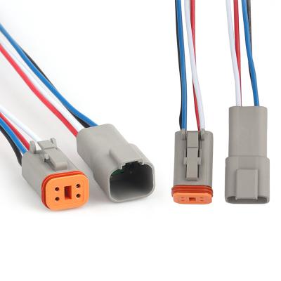 China CHENF Automotive 2 3 4 6 8 12 Pin Deutsch DT Series Auto Connector Electrical Wiring Connector DTM DTP Kits for sale