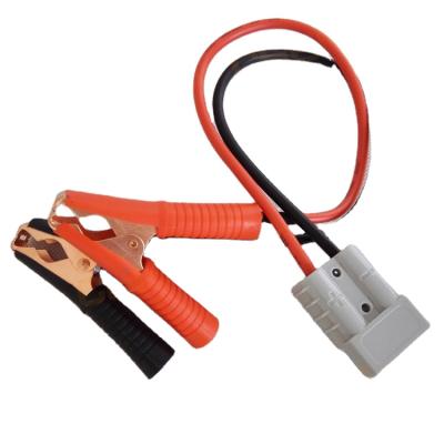 China Auto Forklift Use Power Plug Car Battery Cable Wire Terminal Connector With Clip for sale