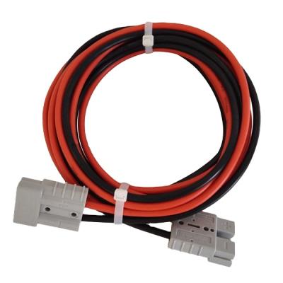 China Auto 50A 175A 350A 600V Customized Wire Harness Plug Connector 2 Pin Solar Panel Battery Connector for sale