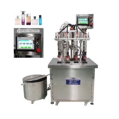 China Durable High Quality Aile Perfume 100ml 30ml 50m Liquid Water Bottle Vacuum Filling Machine for sale