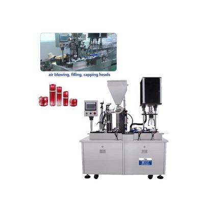 China Best Quality Glass Bottle Piston Filling Machine Liquid Soap Toner Bleach Filling Sealing Machine for sale