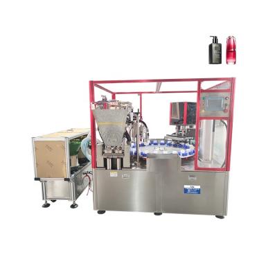 China Work Efficiently Turntable Aloe Vera Gel Cosmetic Packing Paste Filling Machine Detergent Filling Machine for sale